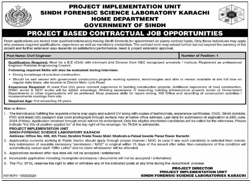 latest jobs in sindh, home department sindh, sindh forensic science laboratory karachi jobs, jobs at home department sindh 2024, latest jobs in pakistan, jobs in pakistan, latest jobs pakistan, newspaper jobs today, latest jobs today, jobs today, jobs search, jobs hunt, new hirings, jobs nearby me,