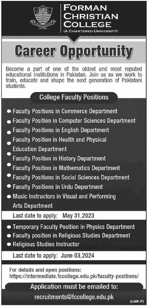 latest jobs in lahore, jobs in lahore, jobs at forman christian college lahore 2024, latest jobs in pakistan, jobs in pakistan, latest jobs pakistan, newspaper jobs today, latest jobs today, jobs today, jobs search, jobs hunt, new hirings, jobs nearby me,