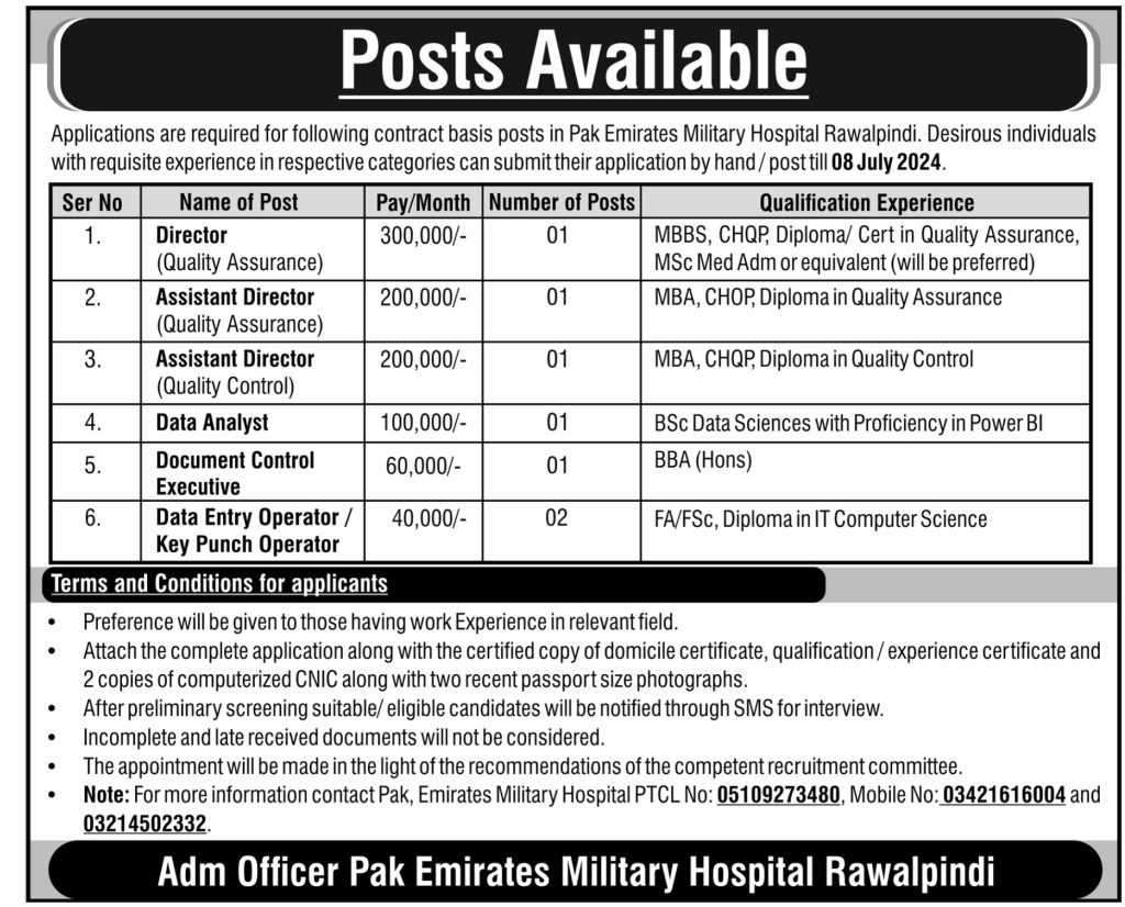 latest jobs in rawalpindi, jobs in rawalpindi, jobs at pak emirates military hospital 2024, latest jobs in pakistan, jobs in pakistan, latest jobs pakistan, newspaper jobs today, latest jobs today, jobs today, jobs search, jobs hunt, new hirings, jobs nearby me,