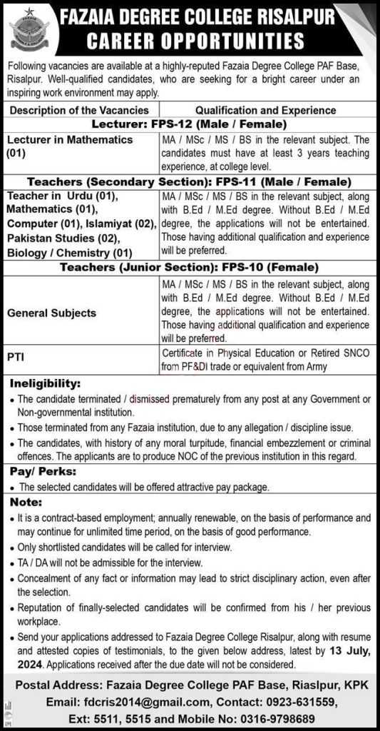 latest jobs in kpk, paf jobs, fazaia degree college risalpur jobs 2024, latest jobs in pakistan, jobs in pakistan, latest jobs pakistan, newspaper jobs today, latest jobs today, jobs today, jobs search, jobs hunt, new hirings, jobs nearby me,