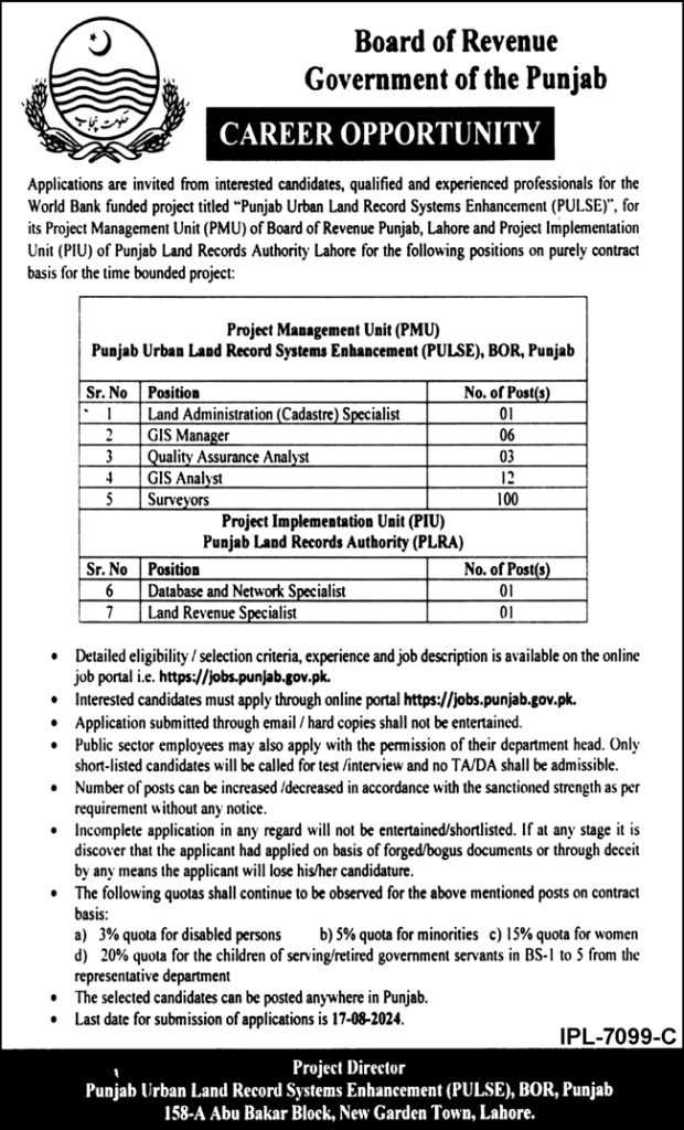 latest jobs in punjab, jobs at board of revenue punjab 2024, latest jobs in pakistan, jobs in pakistan, latest jobs pakistan, newspaper jobs today, latest jobs today, jobs today, jobs search, jobs hunt, new hirings, jobs nearby me,