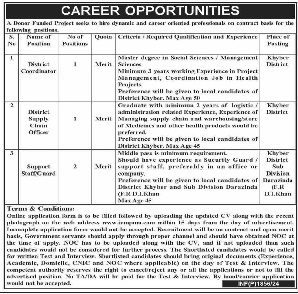 latest jobs in kpk, donor funded project jobs in kpk 2024, ngo jobs in kpk, project based jobs in kpk, latest jobs in pakistan, jobs in pakistan, latest jobs pakistan, newspaper jobs today, latest jobs today, jobs today, jobs search, jobs hunt, new hirings, jobs nearby me,