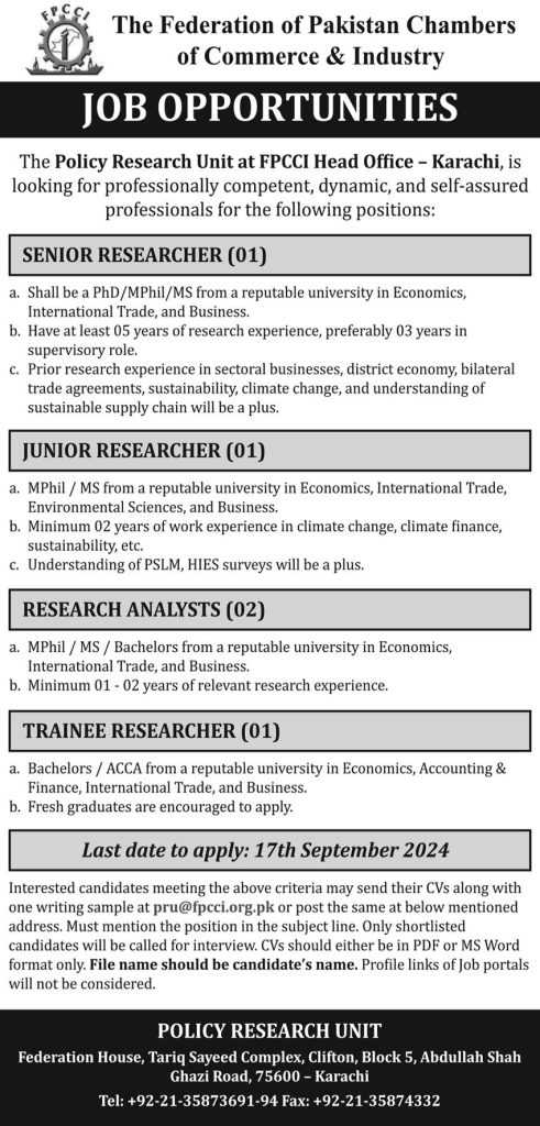 latest jobs in karachi, jobs at karachi, new research jobs & internships at fpcci 2024, latest jobs in pakistan, jobs in pakistan, latest jobs pakistan, newspaper jobs today, latest jobs today, jobs today, jobs search, jobs hunt, new hirings, jobs nearby me,