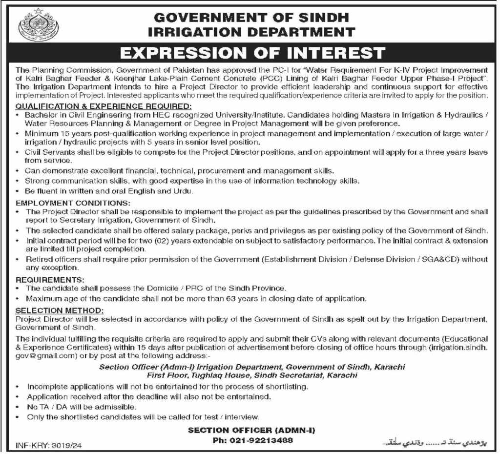 latest jobs in sindh, sindh govt jobs, jobs at irrigation department sindh 2024, latest jobs in pakistan, jobs in pakistan, latest jobs pakistan, newspaper jobs today, latest jobs today, jobs today, jobs search, jobs hunt, new hirings, jobs nearby me,