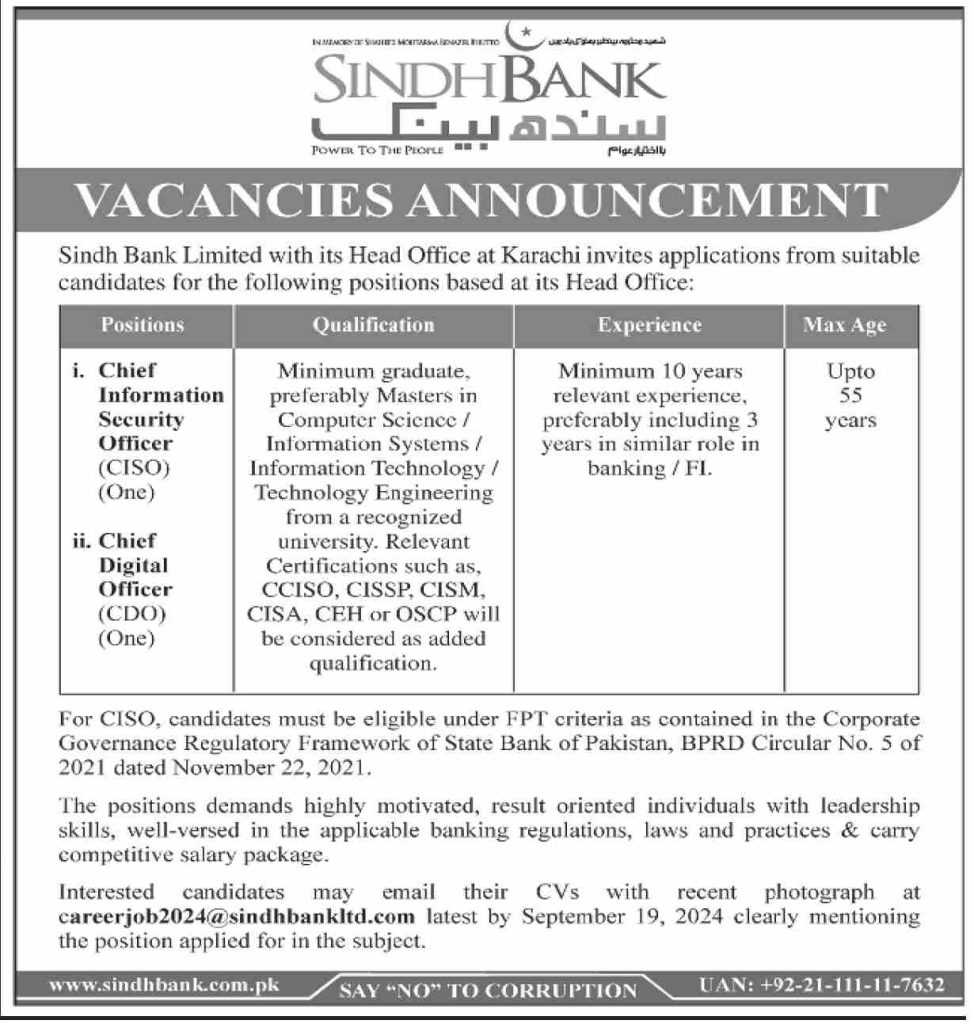 latest jobs in sindh, jobs in sindh, jobs at sindh bank limited 2024, latest jobs in pakistan, jobs in pakistan, latest jobs pakistan, newspaper jobs today, latest jobs today, jobs today, jobs search, jobs hunt, new hirings, jobs nearby me