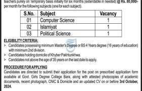 latest jobs in kpk, jobs in kpk, teaching jobs at ggdc bara dist khyber 2024, latest jobs in pakistan, jobs in pakistan, latest jobs pakistan, newspaper jobs today, latest jobs today, jobs today, jobs search, jobs hunt, new hirings, jobs nearby me