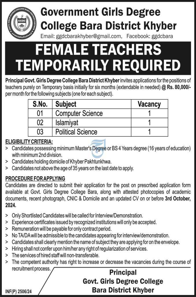 latest jobs in kpk, jobs in kpk, teaching jobs at ggdc bara dist khyber 2024, latest jobs in pakistan, jobs in pakistan, latest jobs pakistan, newspaper jobs today, latest jobs today, jobs today, jobs search, jobs hunt, new hirings, jobs nearby me