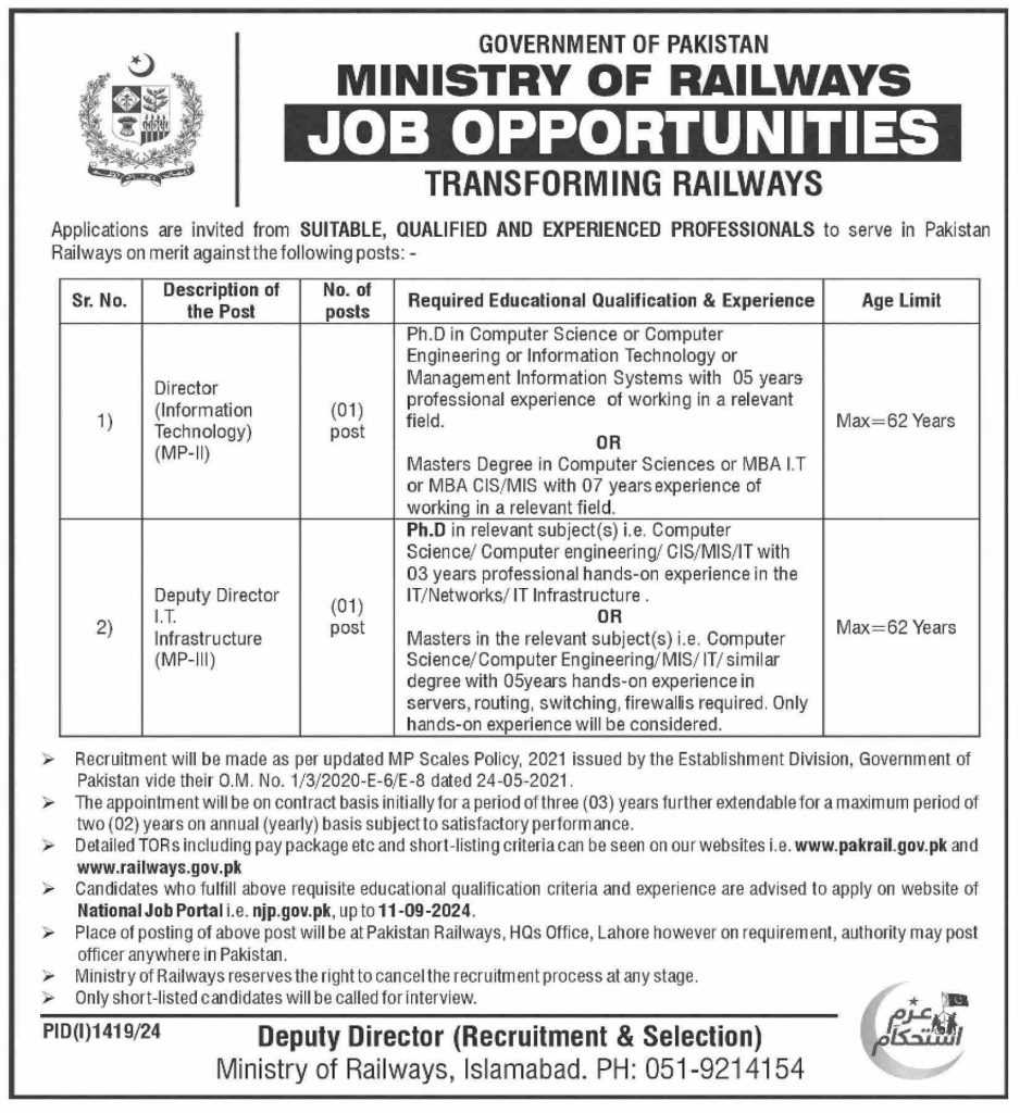 latest jobs in railways, it jobs at ministry of railways, jobs at ministry of railways 2024, ministry jobs, federal govt jobs in pakistan, latest jobs in pakistan, jobs in pakistan, latest jobs pakistan, newspaper jobs today, latest jobs today, jobs today, jobs search, jobs hunt, new hirings, jobs nearby me,