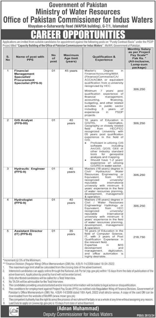 latest jobs in islamabad, jobs in islamabad, federal govt jobs today, jobs at ministry of water resources 2024, latest jobs in pakistan, jobs in pakistan, latest jobs pakistan, newspaper jobs today, latest jobs today, jobs today, jobs search, jobs hunt, new hirings, jobs nearby me,