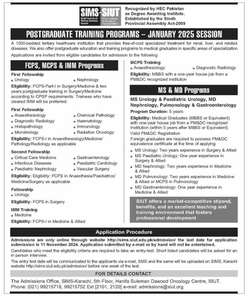 latest jobs in sindh, jobs in sindh, sims siut postgraduate training programs 2024 session, medical jobs in sindh, latest jobs in pakistan, jobs in pakistan, latest jobs pakistan, newspaper jobs today, latest jobs today, jobs today, jobs search, jobs hunt, new hirings, jobs nearby me,